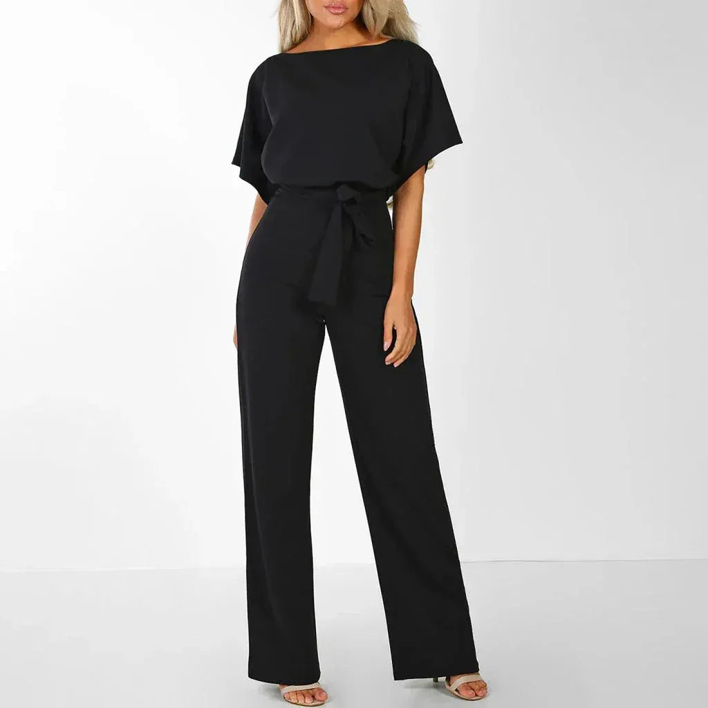 Elegante Wide Leg Jumpsuit - By La Bella Vie