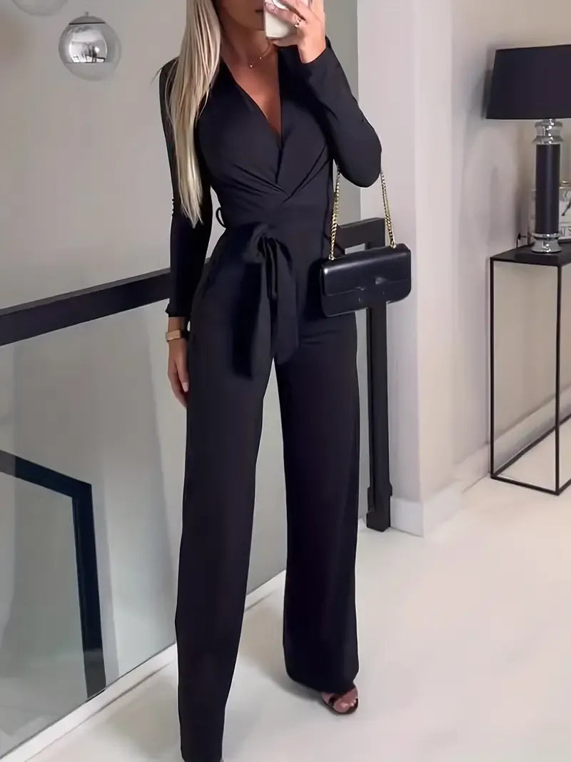 Elegante Getailleerde Jumpsuit - By La Bella Vie