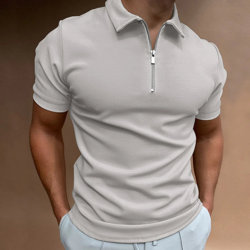 ZipFit – Het Casual Heren Poloshirt met Rits