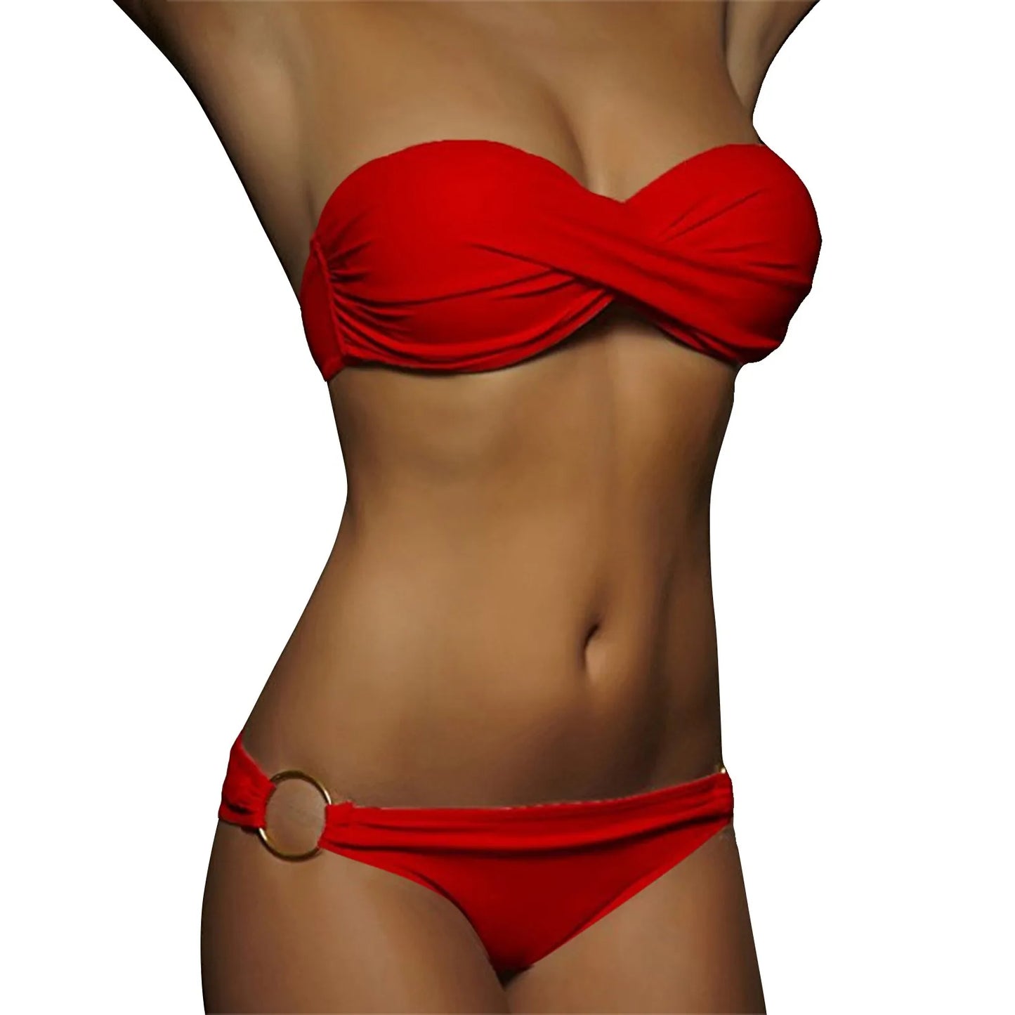 Stijlvolle bandeau bikini set - By La Bella Vie