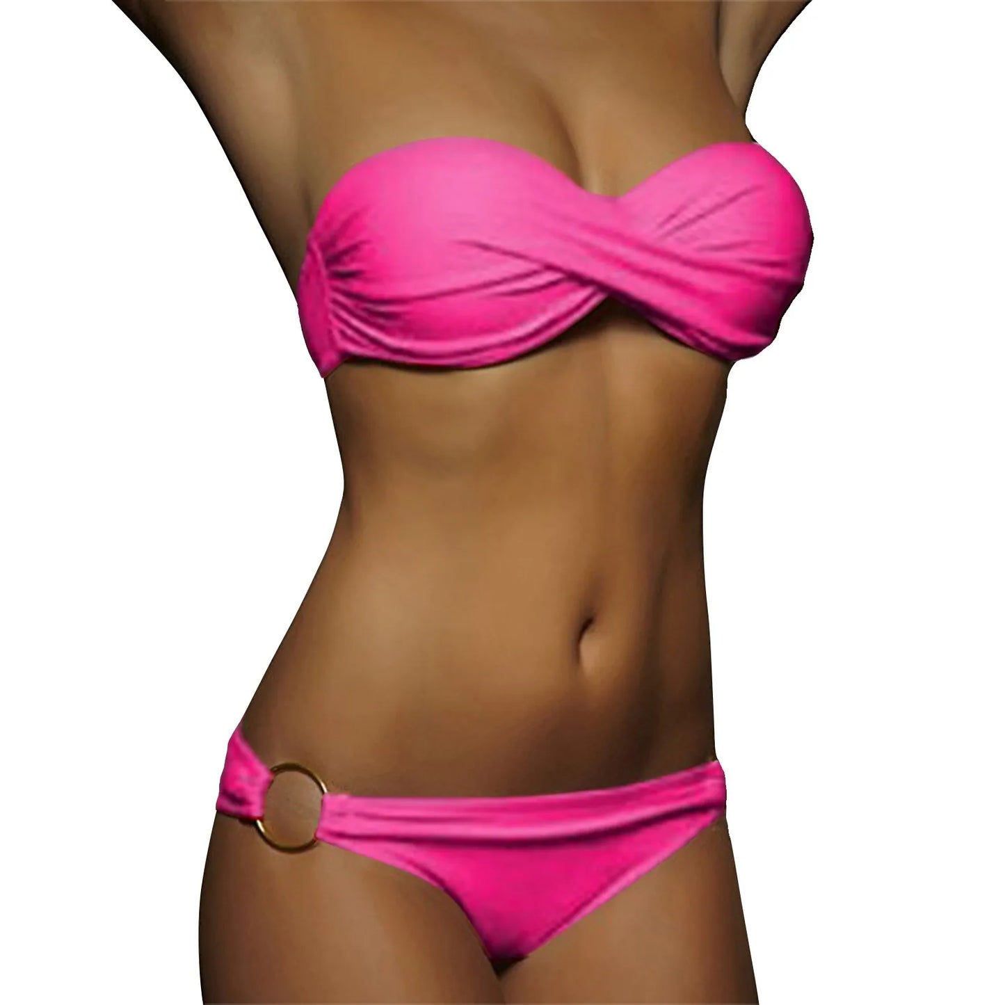 Stijlvolle bandeau bikini set - By La Bella Vie