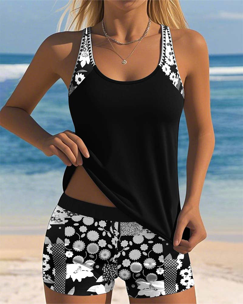 Leonie™ – Comfortabele & Stijlvolle Tweedelige Bloemenbikini