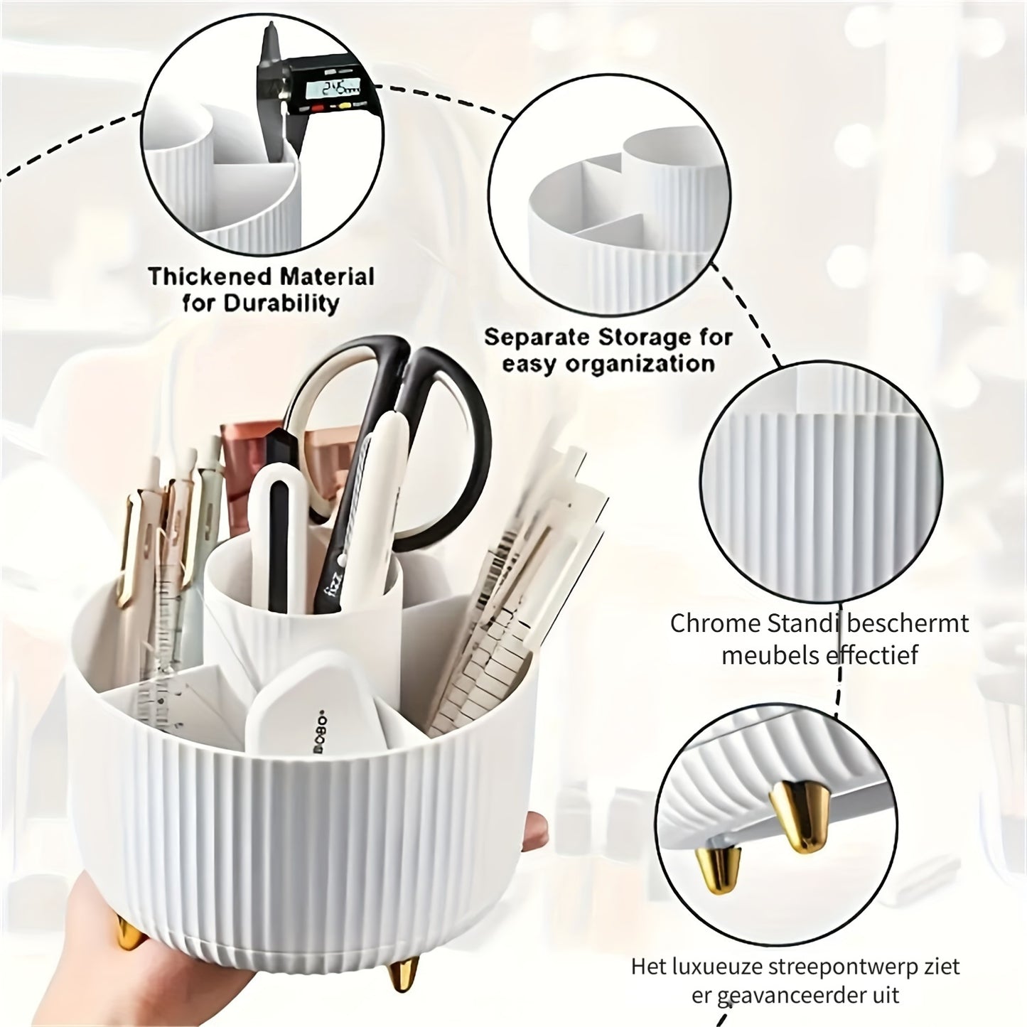 360° Draaibare Make-up Organizer
