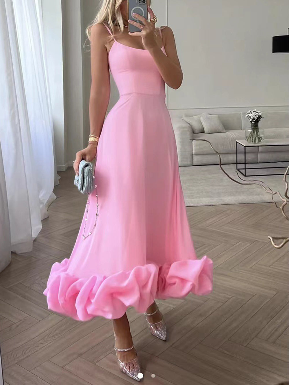 Lexi - elegante midi feestjurk
