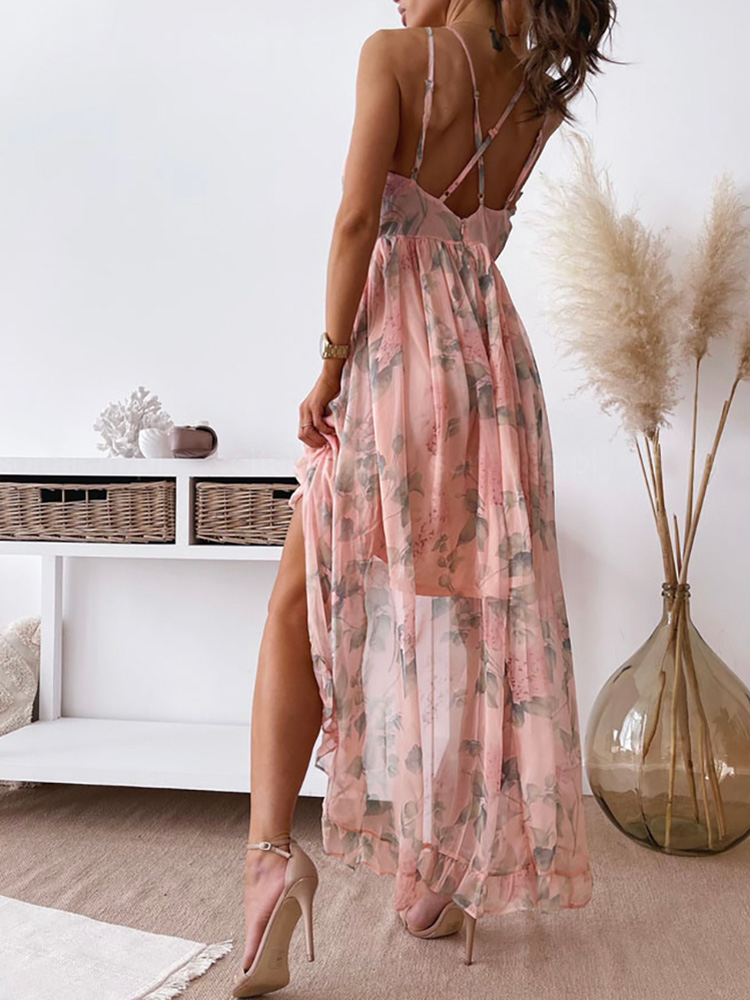 Tanya - casual bloemen maxi jurk