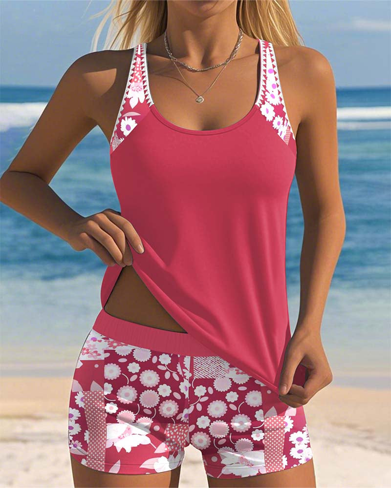 Leonie™ – Comfortabele & Stijlvolle Tweedelige Bloemenbikini