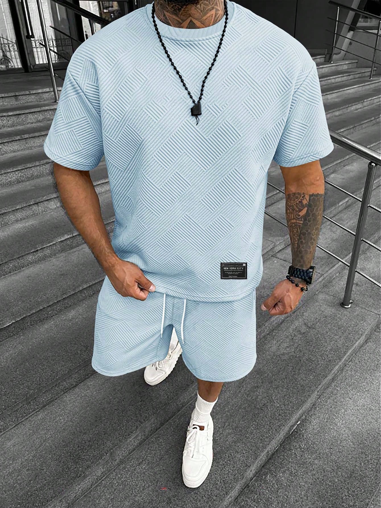 WaveStripe – Gestreepte Heren Zwemshorts – Sneldrogend & Comfortabel (Ook in Grote Maten)