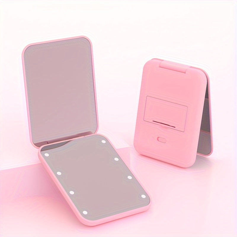Draagbare LED Make-up Spiegel – Compact, Veilig & Altijd Stijlvol