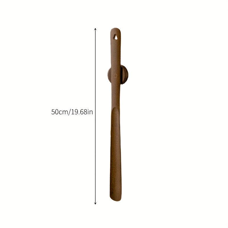 Stijlvolle Eiken Schoenlepel – 50cm met Magneetbasis