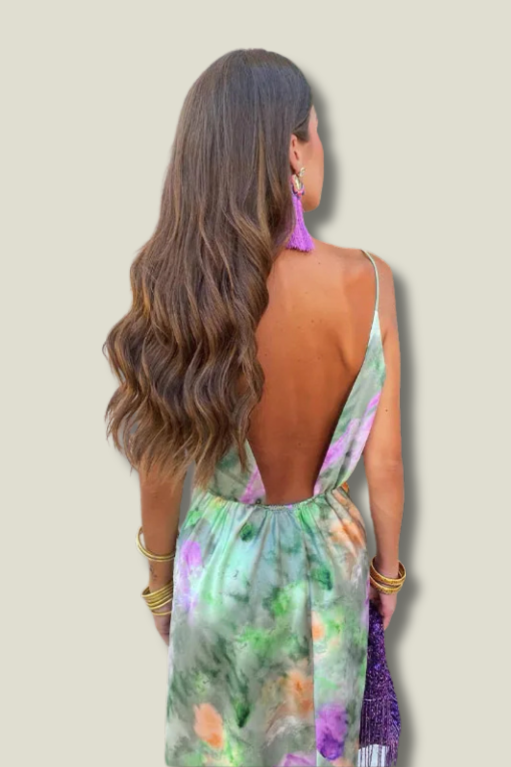 Kelsey - elegant corset maxi jurk met afneembare sjaal