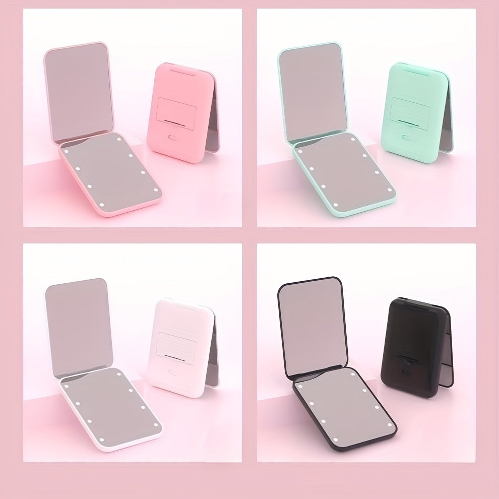 Draagbare LED Make-up Spiegel – Compact, Veilig & Altijd Stijlvol