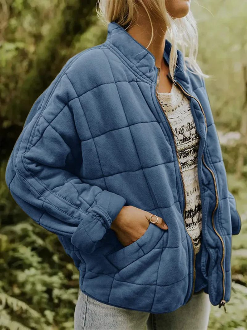 Josiane | Gevoerd jasje met een elegante oversized look