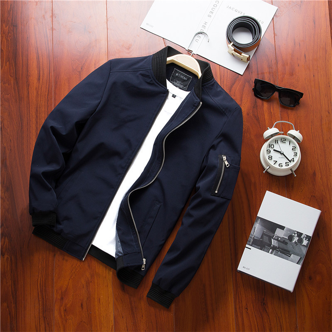 BreezeLine Jacket – Licht & Stijlvol Heren Zomerjack
