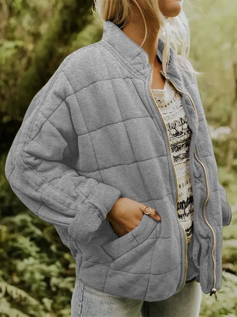 Josiane | Gevoerd jasje met een elegante oversized look