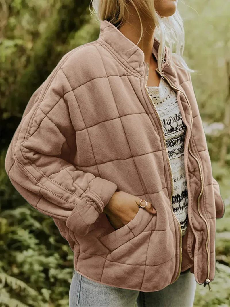 Josiane | Gevoerd jasje met een elegante oversized look