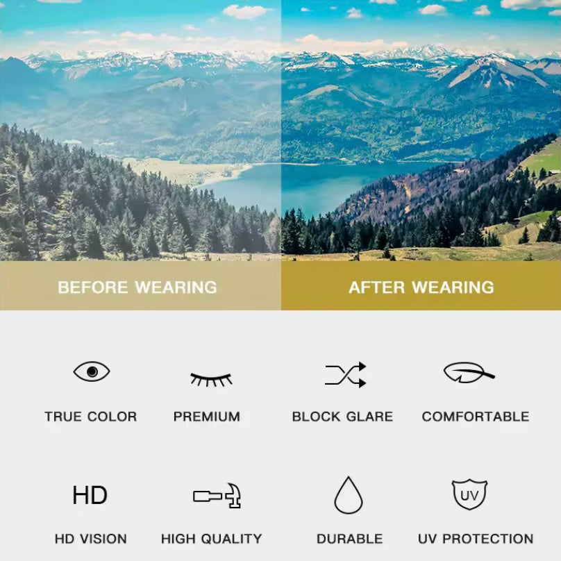 GIANT Bestseller Fietsbril β UV400, Anti-Fog, REVO Lenzen, HD Duidelijkheid | CE/ANSI Gecertificeerd | Cateye Ontwerp voor MTB & Racefiets π