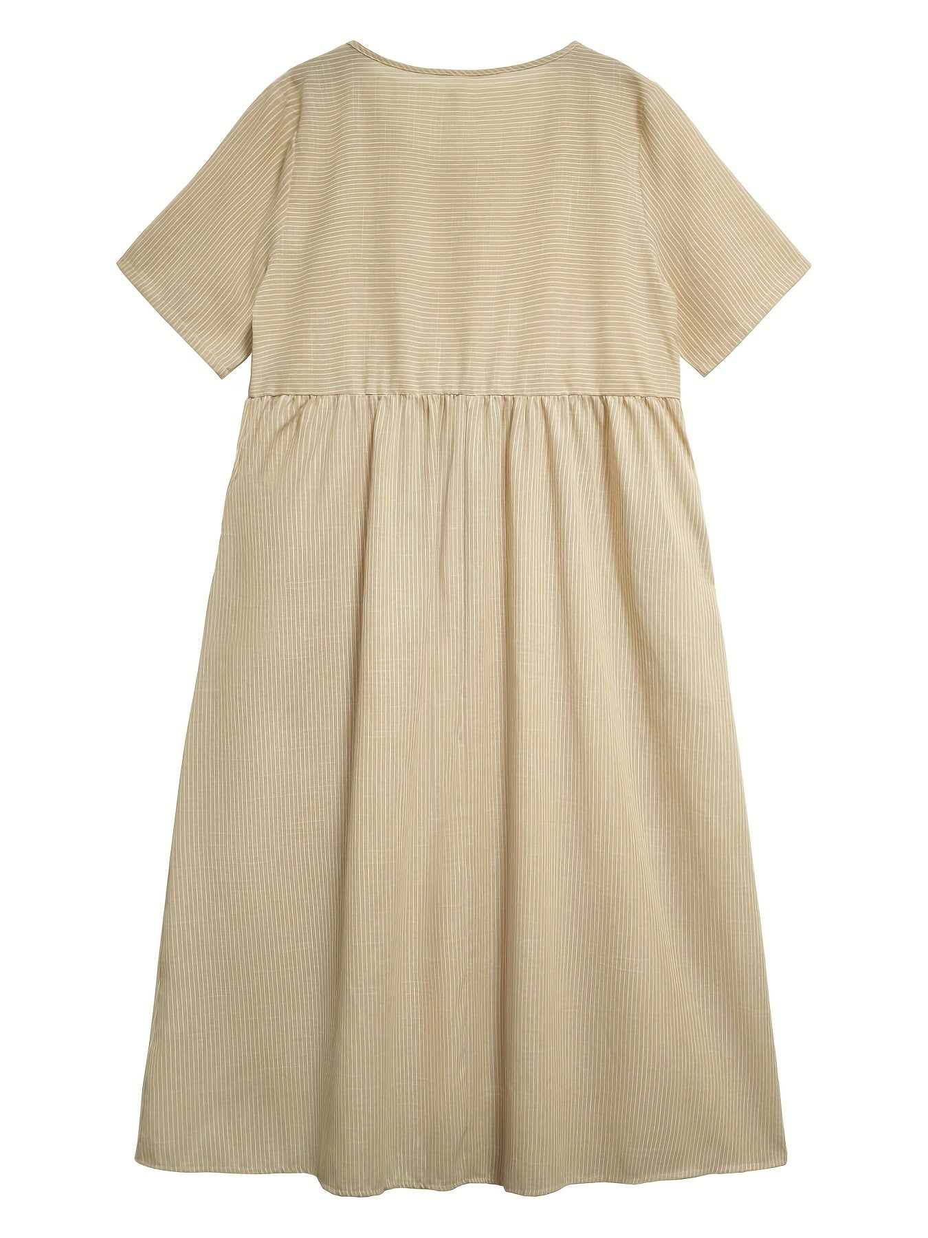 Lenna | Gestreepte midi-jurk - By La Bella Vie