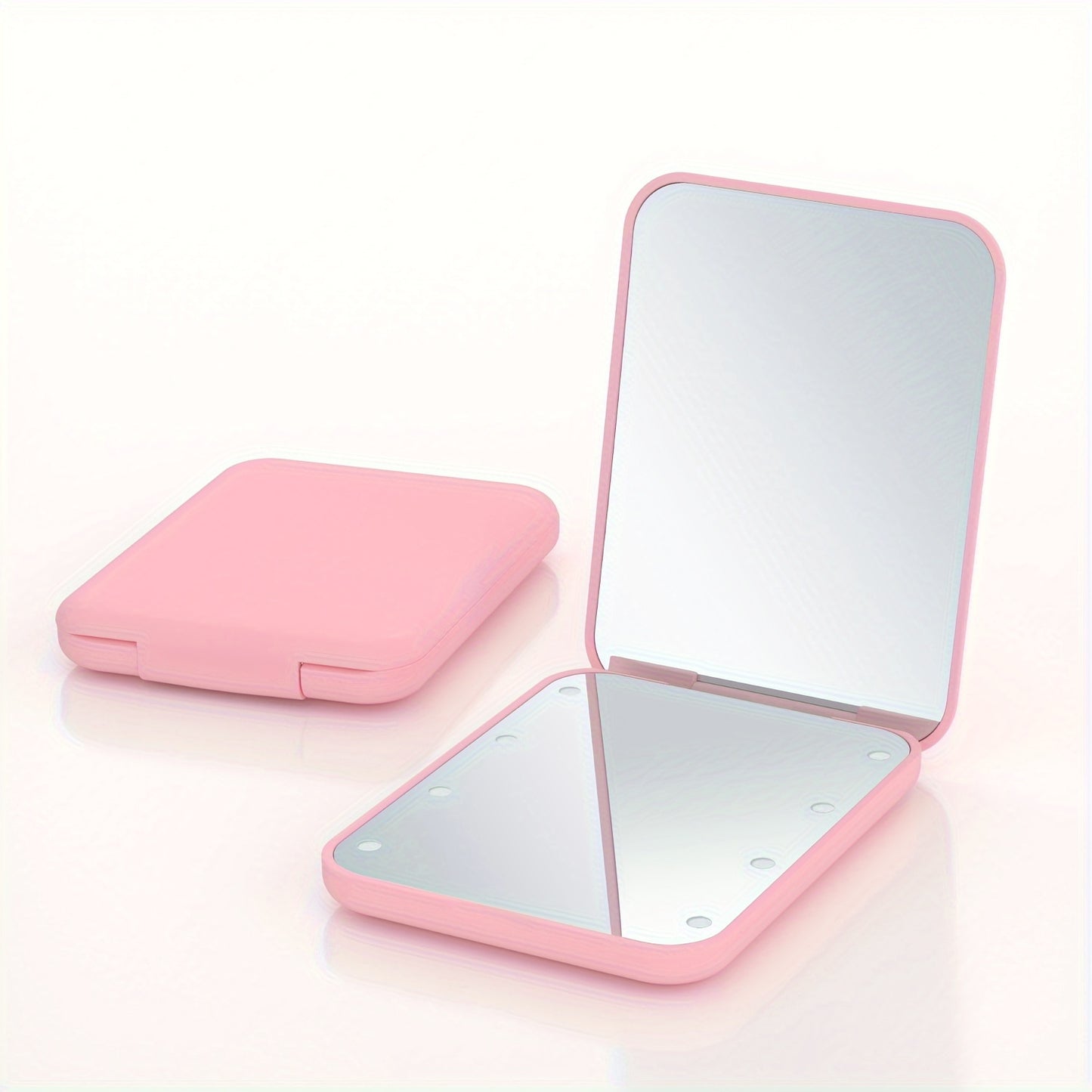 Draagbare LED Make-up Spiegel – Compact, Veilig & Altijd Stijlvol