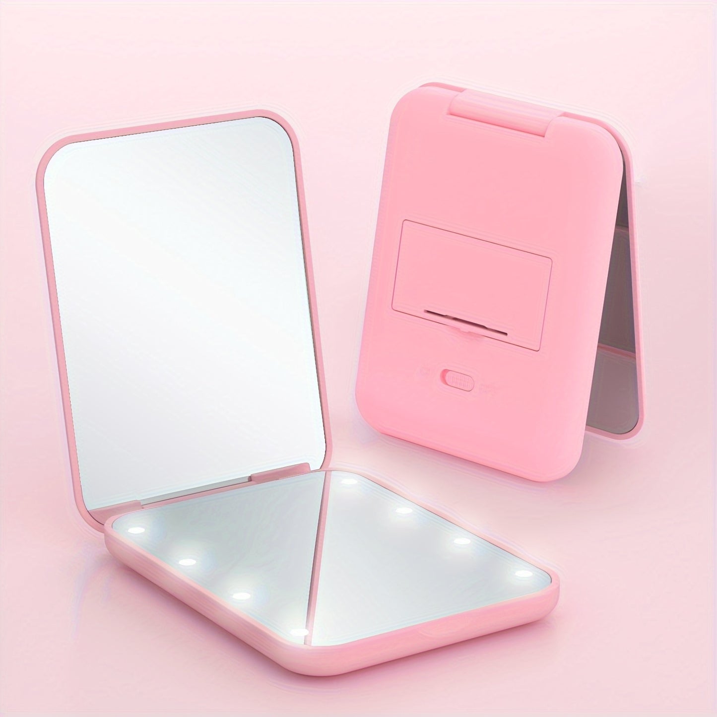Draagbare LED Make-up Spiegel – Compact, Veilig & Altijd Stijlvol