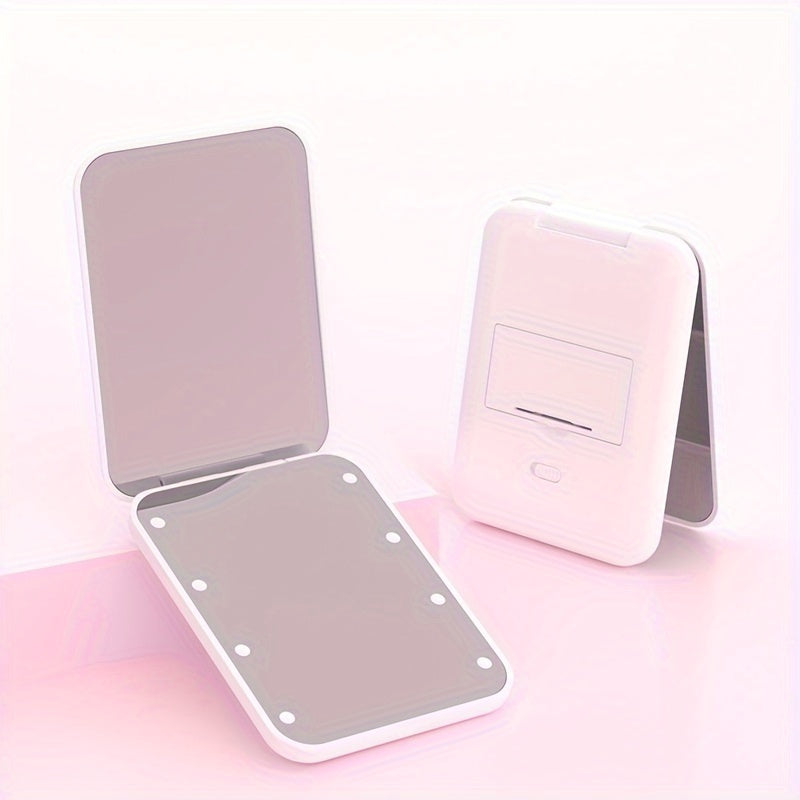 Draagbare LED Make-up Spiegel – Compact, Veilig & Altijd Stijlvol