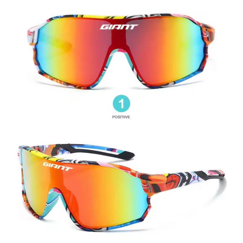 GIANT Bestseller Fietsbril β UV400, Anti-Fog, REVO Lenzen, HD Duidelijkheid | CE/ANSI Gecertificeerd | Cateye Ontwerp voor MTB & Racefiets π