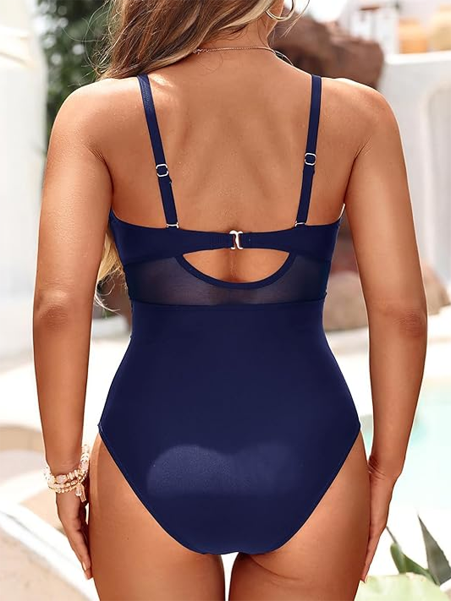 Amalfi Badpak – Elegante transparantie en flatterende lijnen.