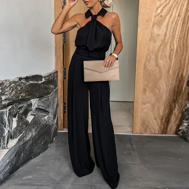 Lauryn - Stijlvolle Mouwloze Jumpsuit met Zakken - By La Bella Vie