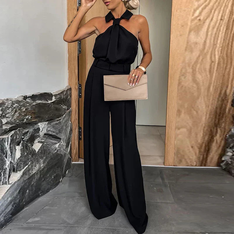 Lauryn - Stijlvolle Mouwloze Jumpsuit met Zakken - By La Bella Vie