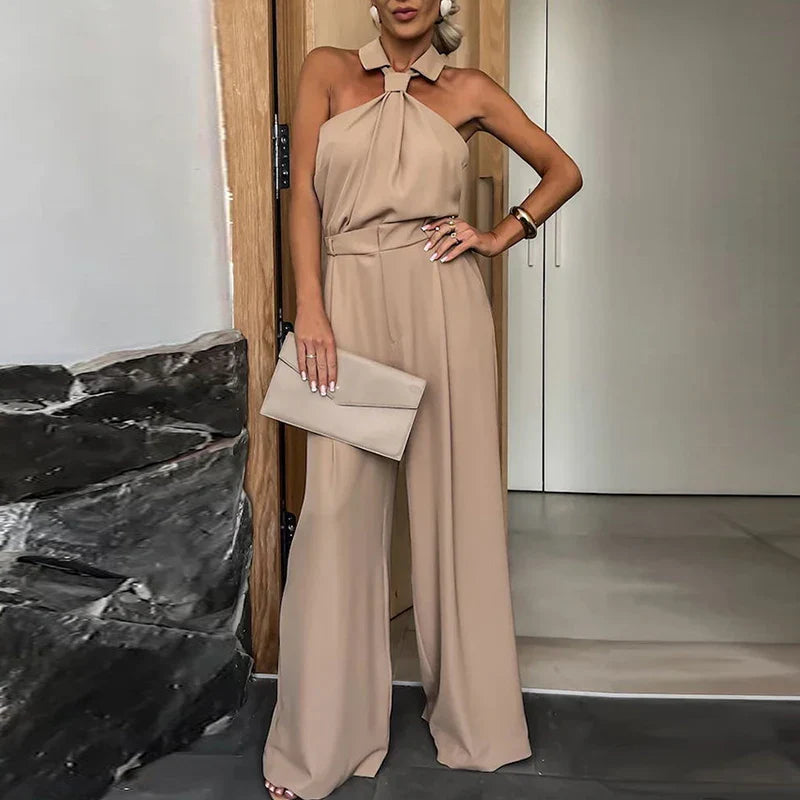 Lauryn - Stijlvolle Mouwloze Jumpsuit met Zakken - By La Bella Vie