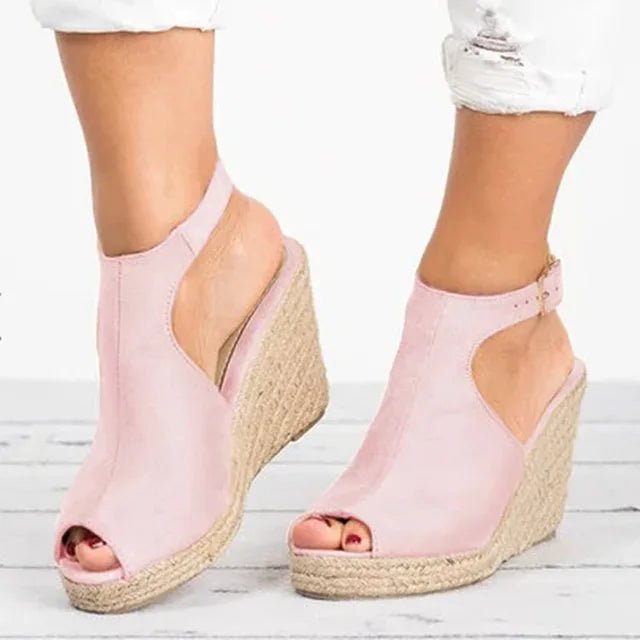 Orthopedische Sleehak Espadrilles - By La Bella Vie