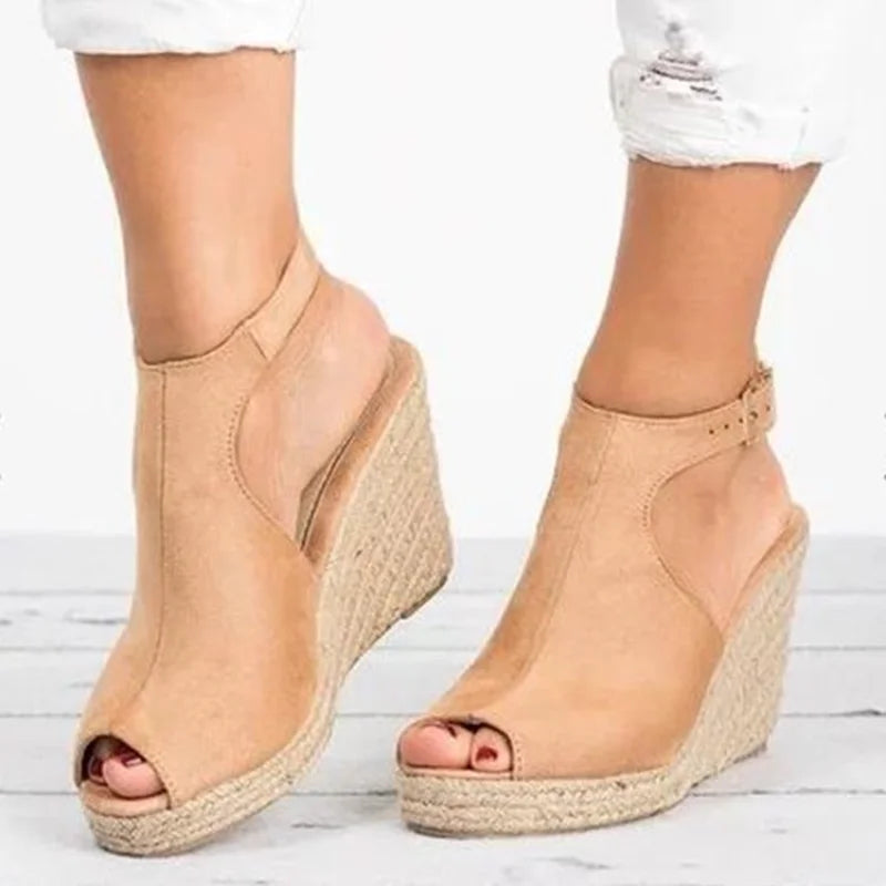 Orthopedische Sleehak Espadrilles - By La Bella Vie
