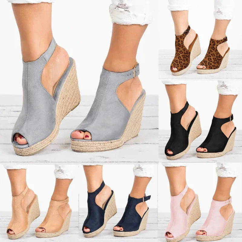 Orthopedische Sleehak Espadrilles - By La Bella Vie
