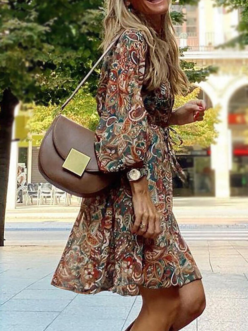 Vivienne - stijlvolle boho mini jurk