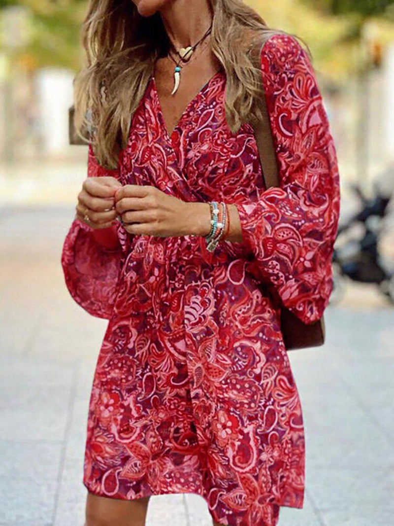 Vivienne - stijlvolle boho mini jurk