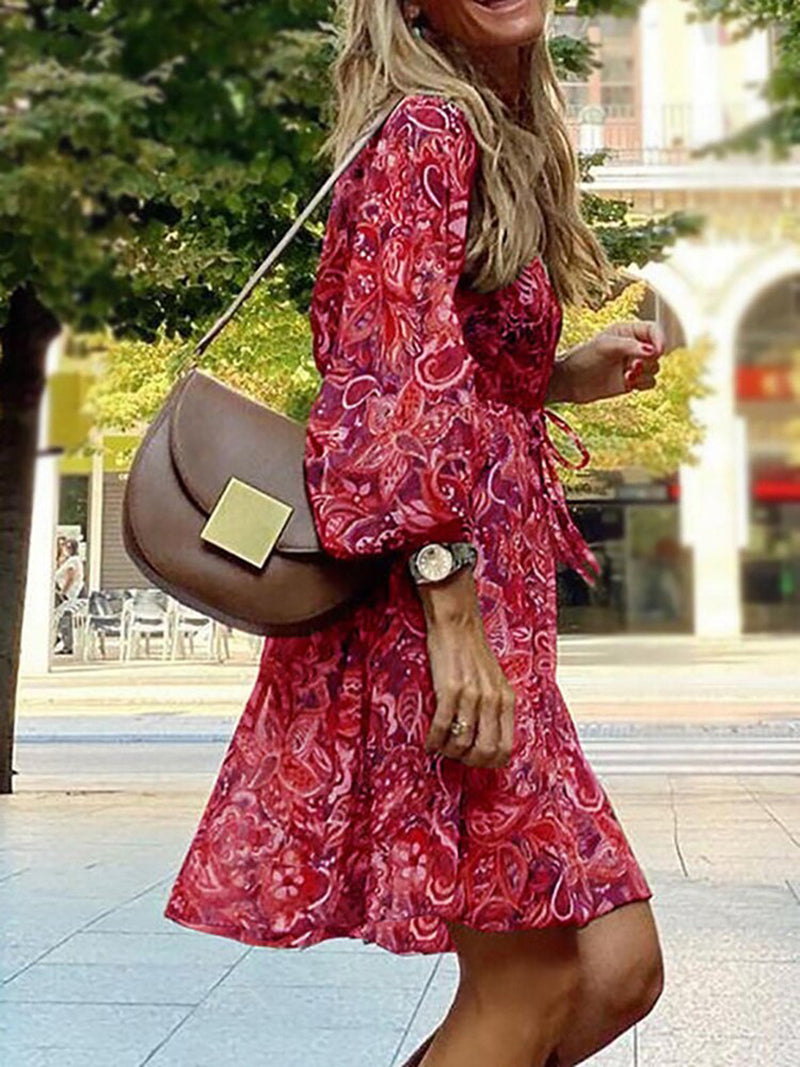 Vivienne - stijlvolle boho mini jurk