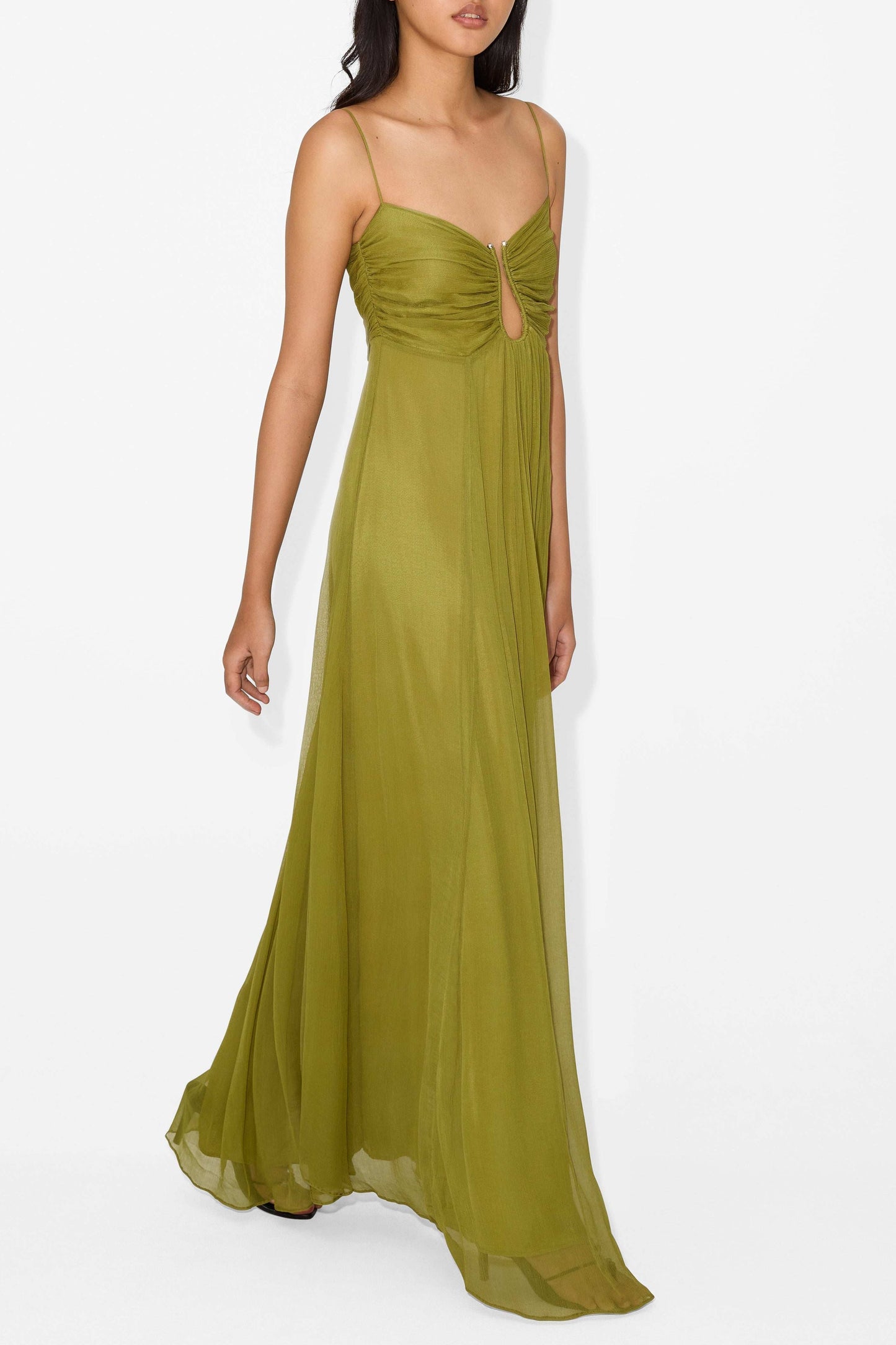 Eden Cut-out maxi jurk met elegante flair - By La Bella Vie