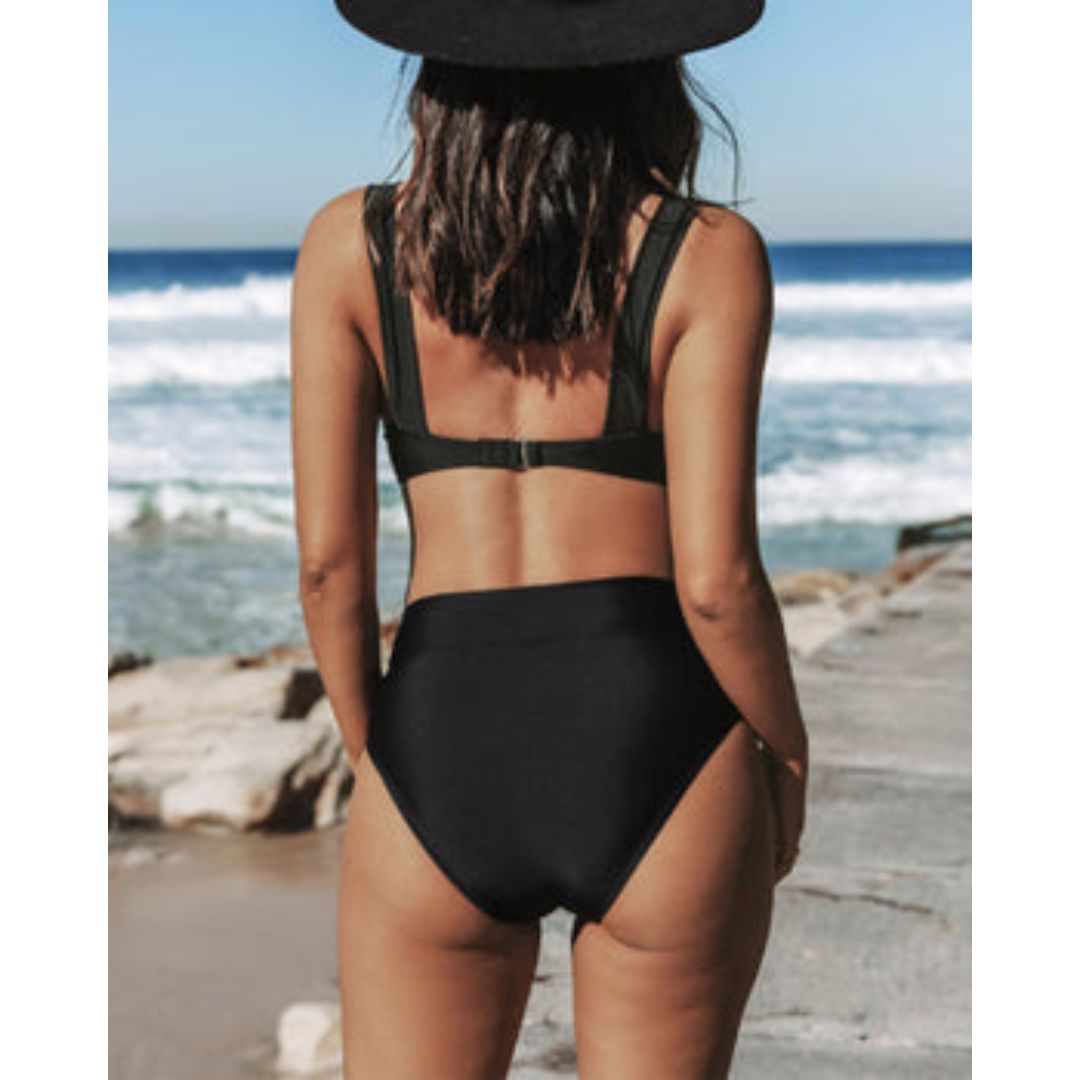 Hilde | Badpak met hoge taille