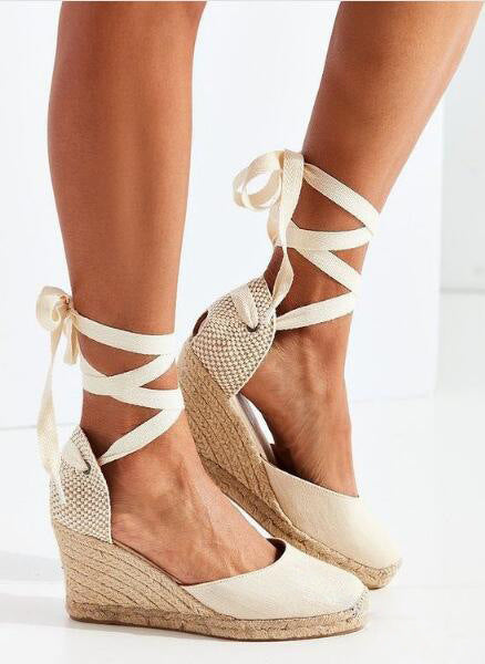 Orthopedische sandalen met sleehakband - By La Bella Vie