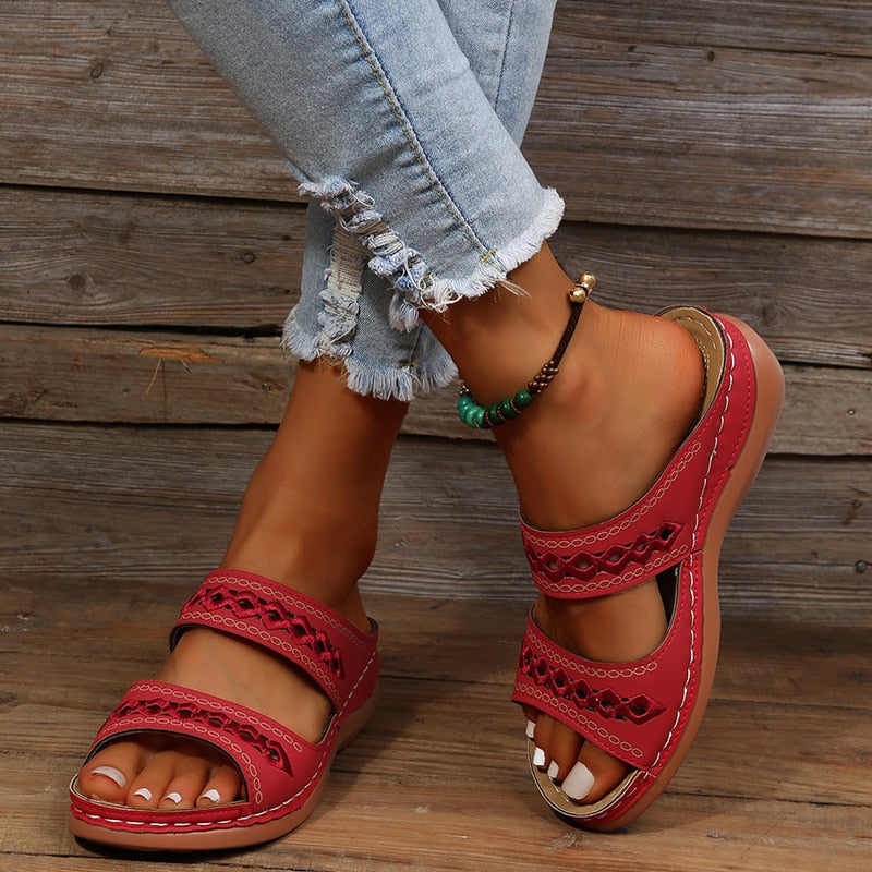 Ademende Orthopedische Zomersandalen - By La Bella Vie
