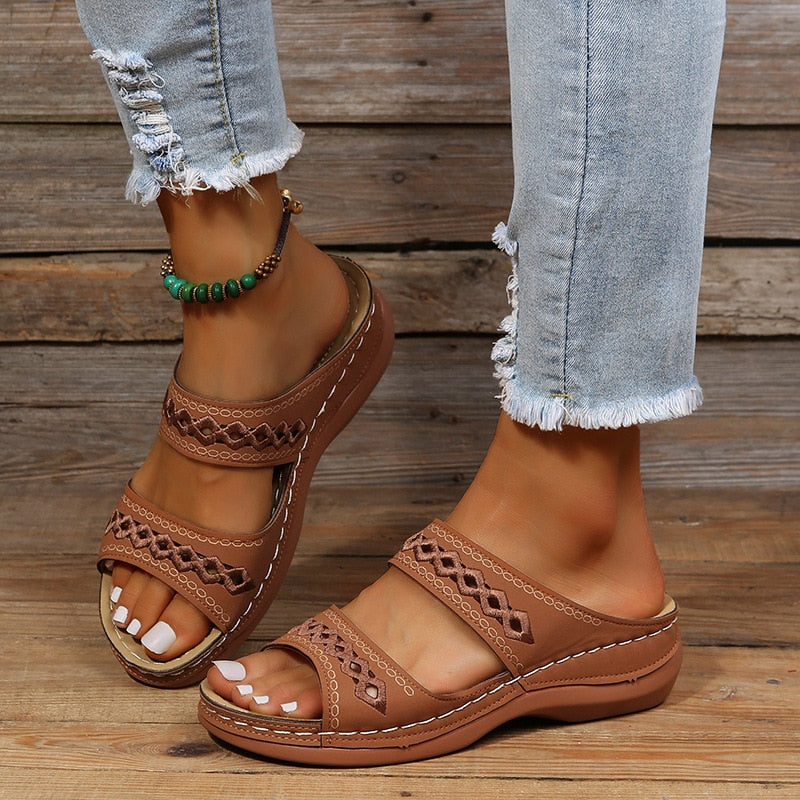 Ademende Orthopedische Zomersandalen - By La Bella Vie