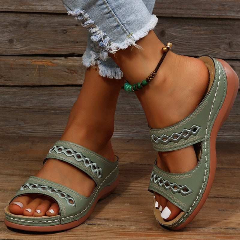 Ademende Orthopedische Zomersandalen - By La Bella Vie