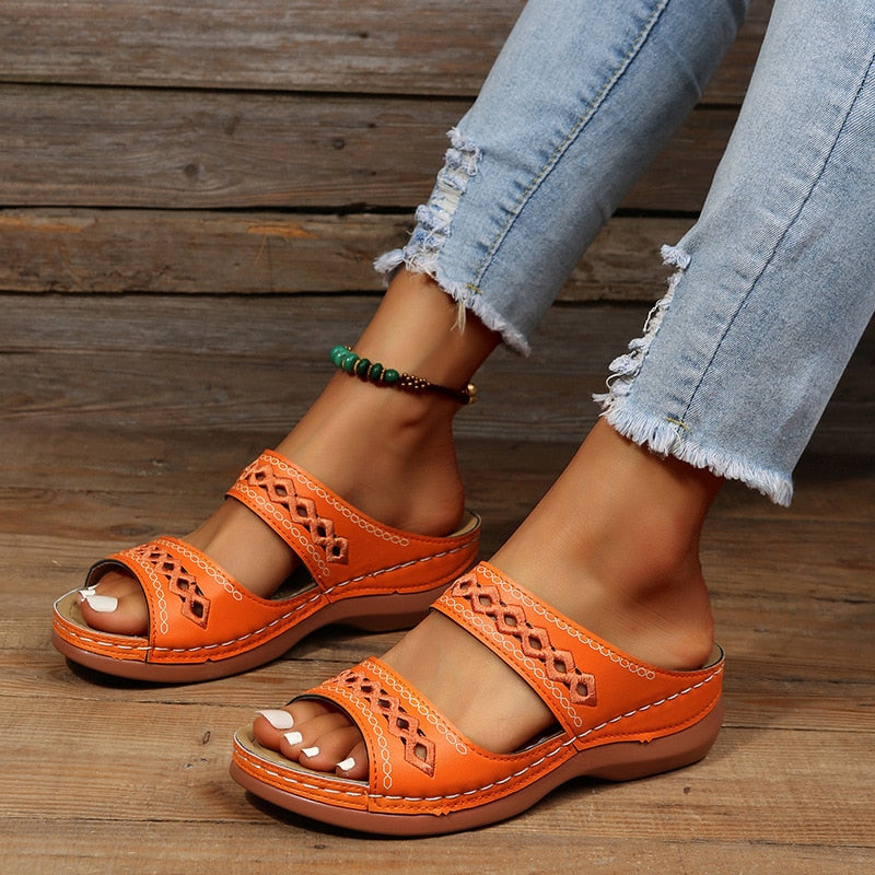 Ademende Orthopedische Zomersandalen - By La Bella Vie