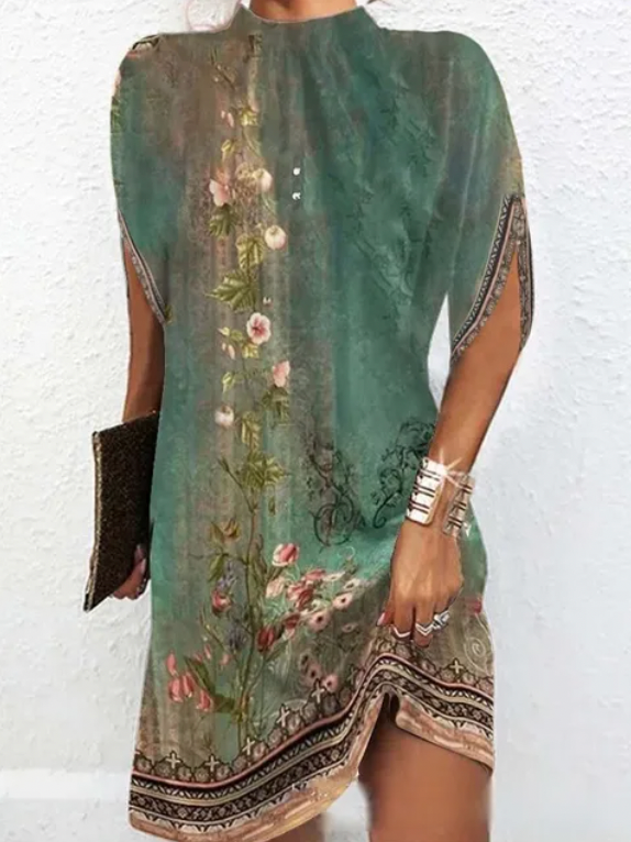 Liana - elegante jurk met vleermuismouwen