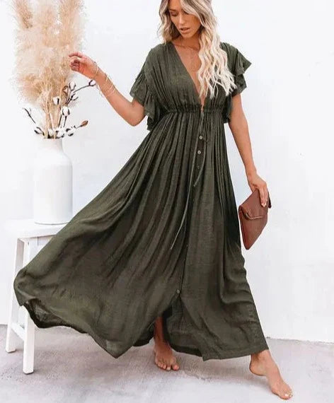 Lydia - Kanten Maxi Jurk