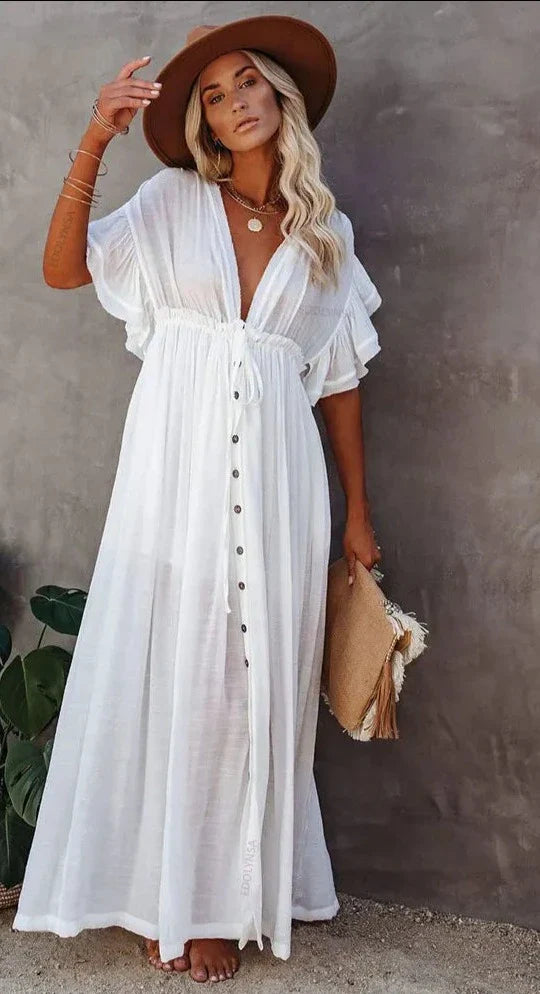 Lydia - Kanten Maxi Jurk