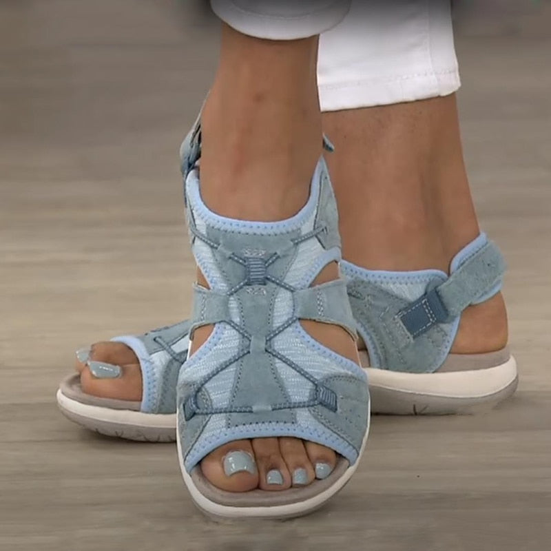 Stijlvolle orthopedische wandelsandalen - By La Bella Vie