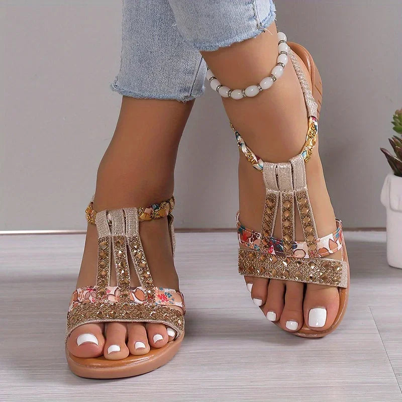 Orthopedische glitter zomersandalen - By La Bella Vie