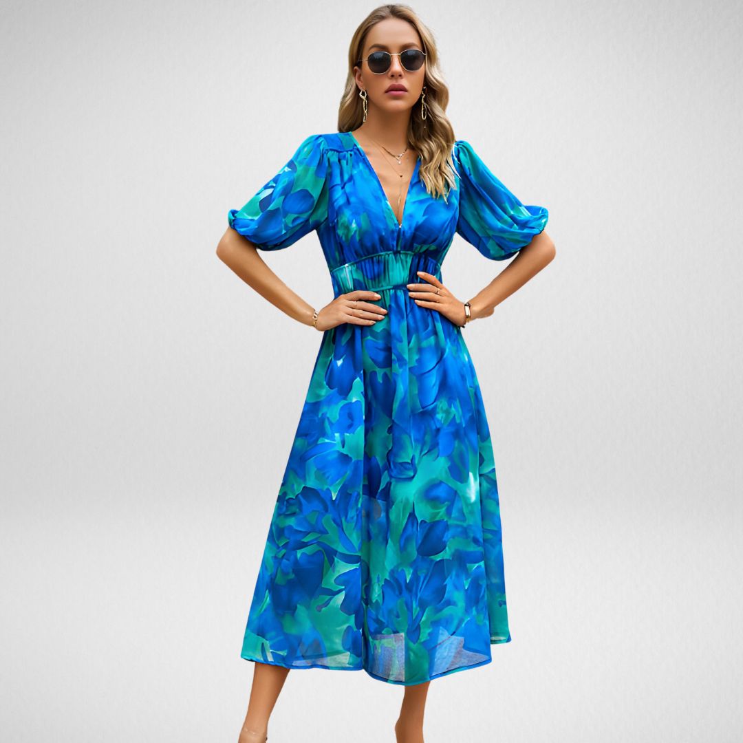 Ruby - elegante jurk met elastische taille