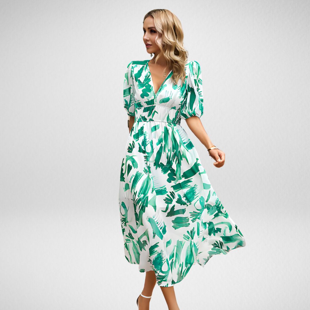 Ruby - elegante jurk met elastische taille