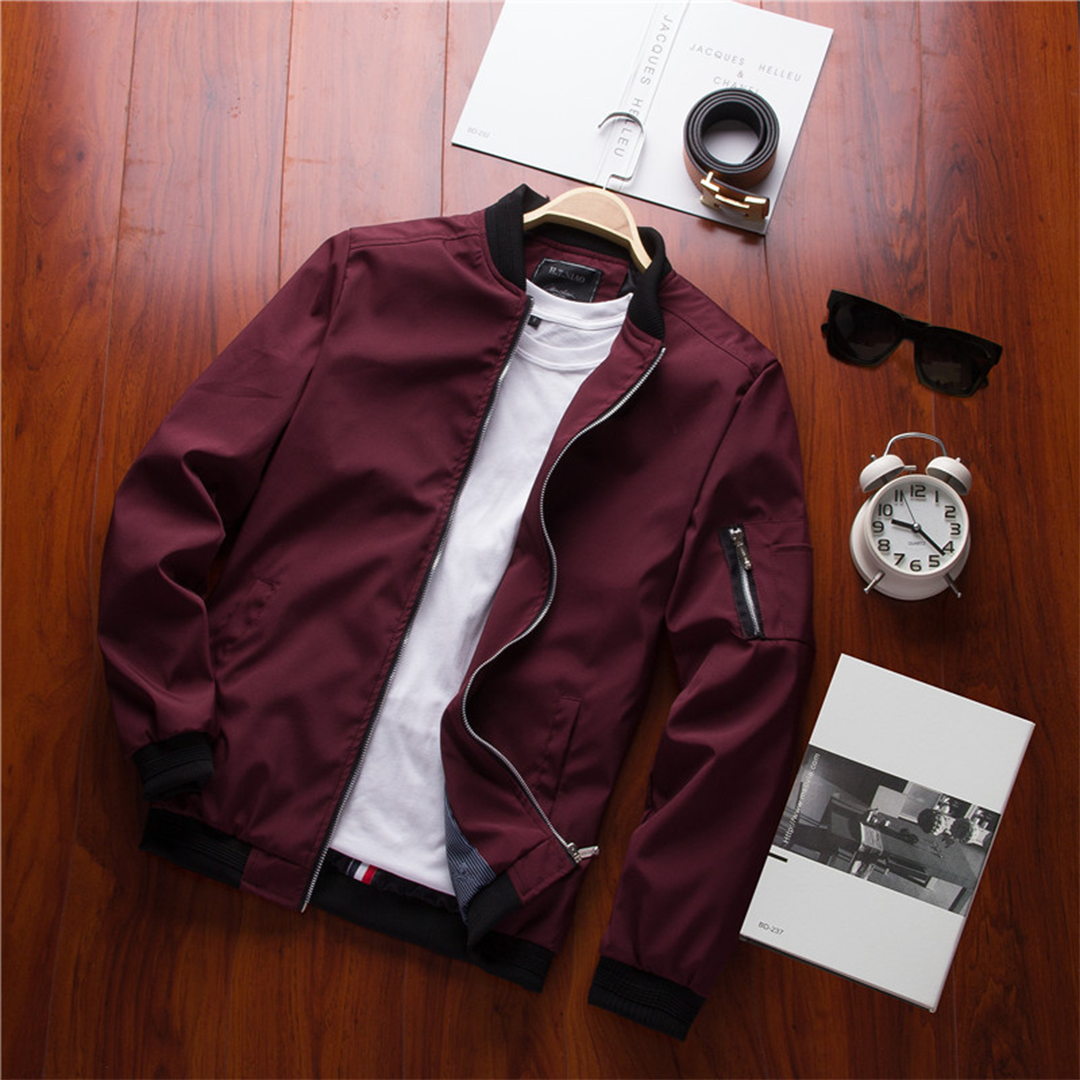 BreezeLine Jacket – Licht & Stijlvol Heren Zomerjack